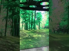 P2.5 มม. รีเฟรชสูง จอแสดงผล LED ยืดหยุ่น ทรงกระบอก ผนังวิดีโอหน้าจอ LED แบบยืดหยุ่น