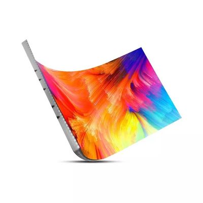 P2.5 มม. รีเฟรชสูง จอแสดงผล LED ยืดหยุ่น ทรงกระบอก ผนังวิดีโอหน้าจอ LED แบบยืดหยุ่น