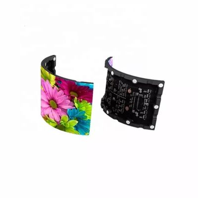 ภายใน P1.8mm หน้าจอ LED แผนยืดหยุ่น กระบอกทรงโค้งวงกลม