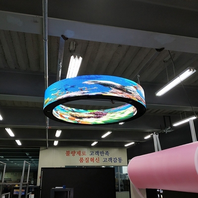 ซื้อ สกรีนจอ LED กลมพาณิชย์ยืดหยุ่น 1.5 มม สําหรับพิพิธภัณฑ์ศิลปะ online manufacture